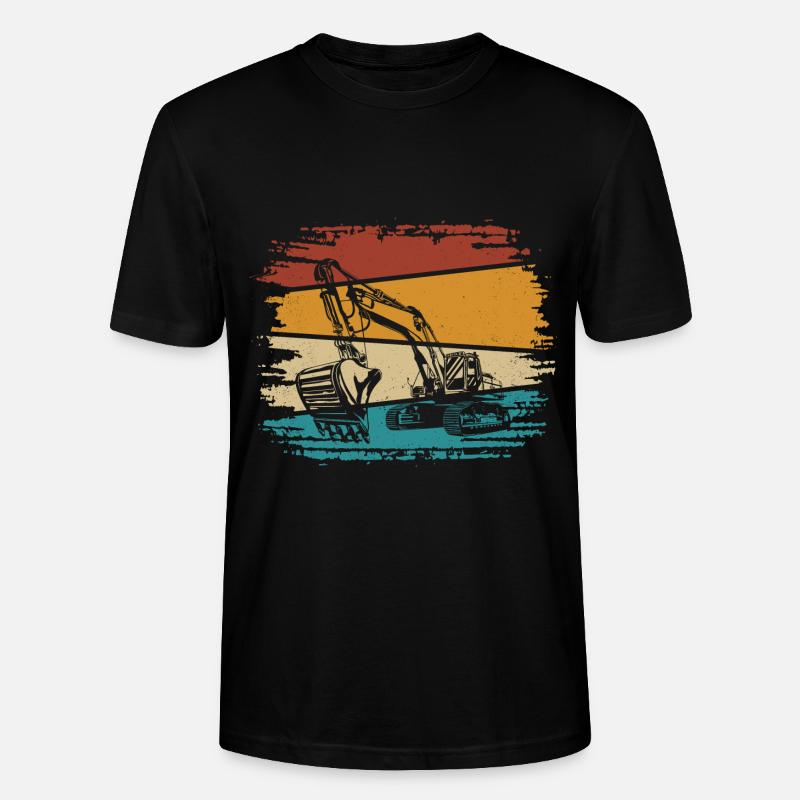 Bagger - Stanley/Stella Unisex Bio-T-Shirt CRAFTER - Schwarz