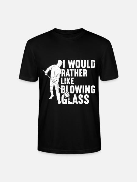 Glasbläserei Glasbläserei Glasbläser - Stanley/Stella Unisex Bio-T-Shirt CRAFTER - Schwarz