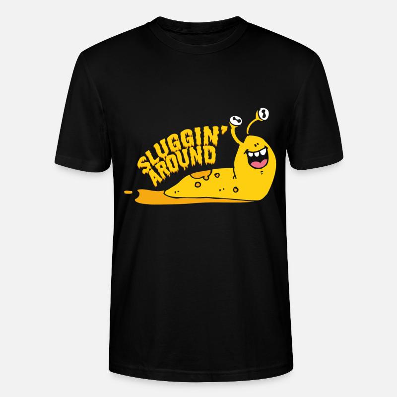 Sluggin um Bananenschnecke - Stanley/Stella Unisex Bio-T-Shirt CRAFTER - Schwarz