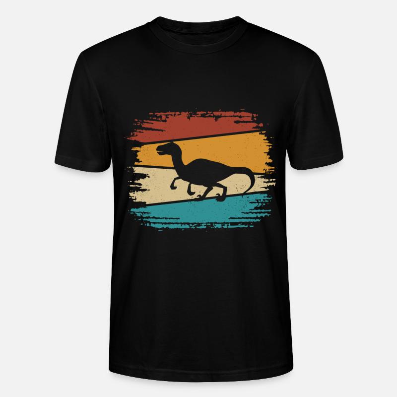 Velociraptor - Stanley/Stella Unisex Bio-T-Shirt CRAFTER - Schwarz