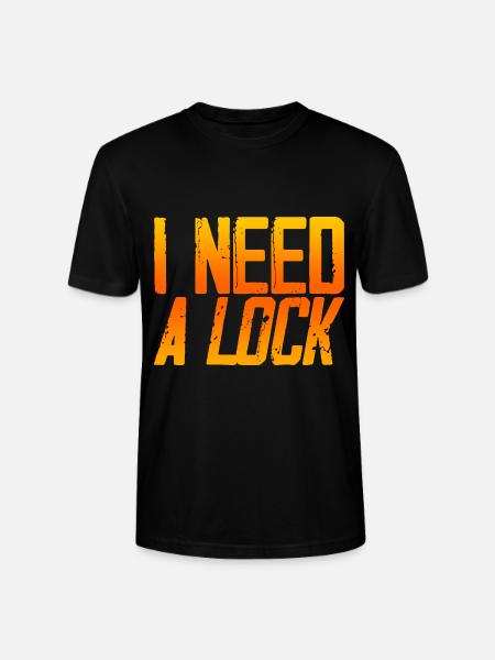 I Need A Lock 3 - Stanley/Stella CRAFTER Unisex Organic T-Shirt - black