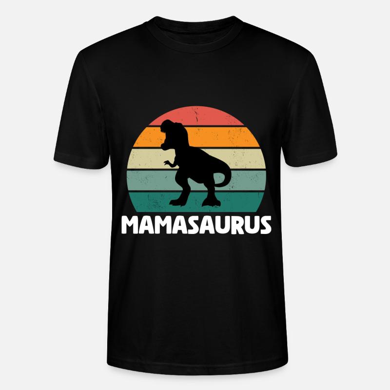 Le Mamasaurus - T-shirt bio CRAFTER Stanley Stella Unisexe - noir