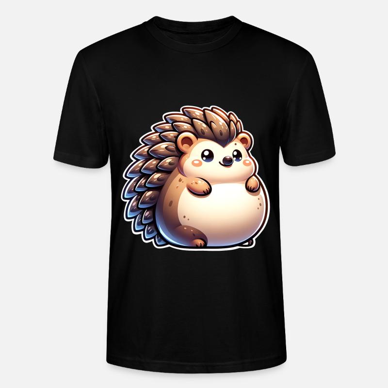 Igel - Stanley/Stella Unisex Bio-T-Shirt CRAFTER - Schwarz