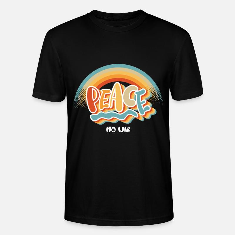 Peace - Stanley/Stella Unisex Bio-T-Shirt CRAFTER - Schwarz