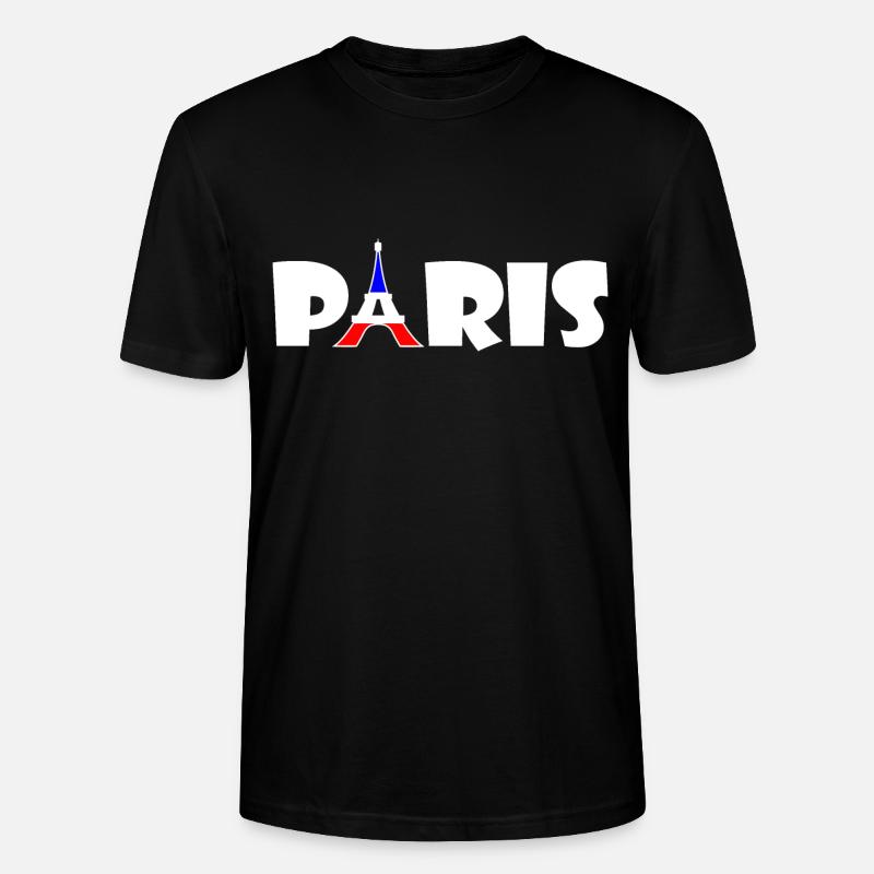 Paris - Stanley/Stella Unisex Bio-T-Shirt CRAFTER - Schwarz