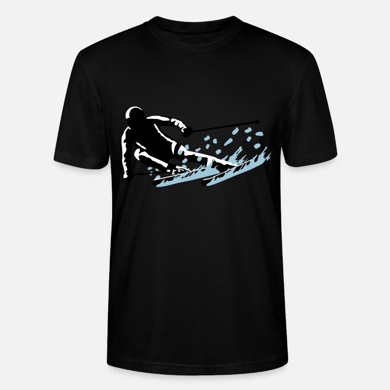 Ski, ski - T-shirt bio CRAFTER Stanley Stella Unisexe - noir