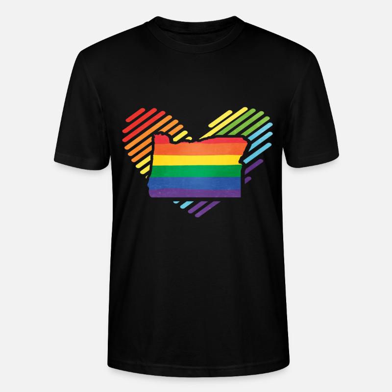 Stolz LGBT Oregon - Stanley/Stella Unisex Bio-T-Shirt CRAFTER - Schwarz