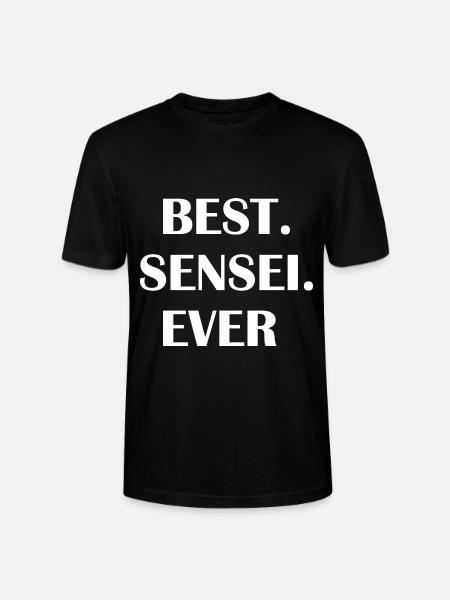 Best Sensei Ever Outfit - Stanley/Stella CRAFTER Unisex Organic T-Shirt - black