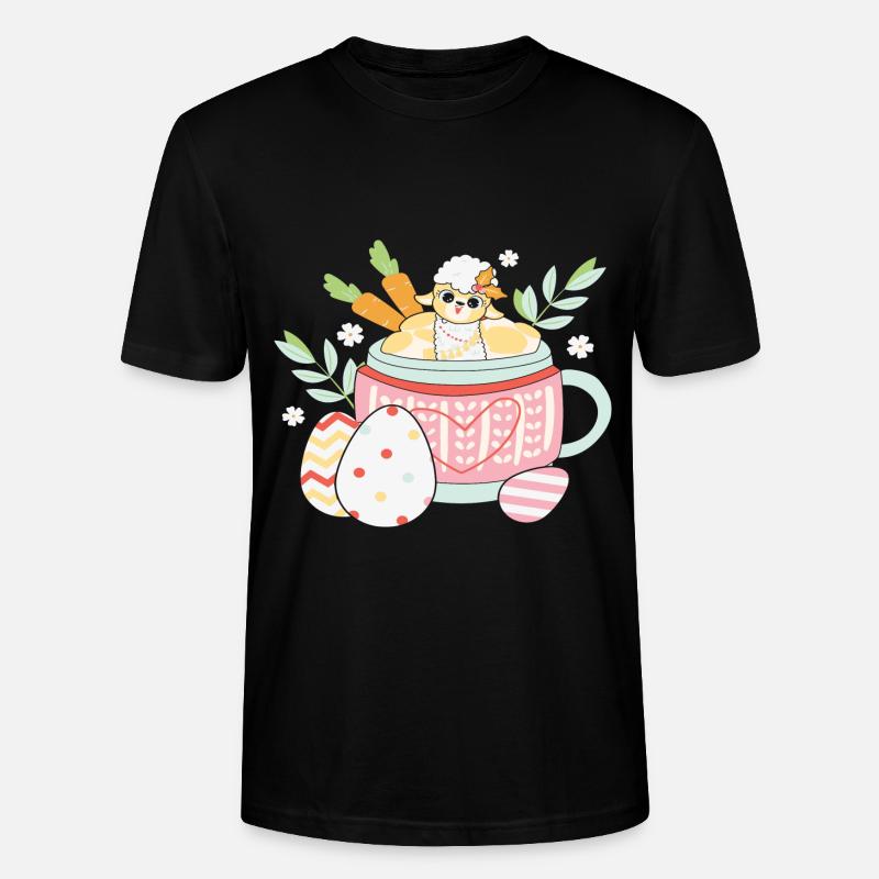 BOW Oster-Chibi-Pokal - Stanley/Stella Unisex Bio-T-Shirt CRAFTER - Schwarz