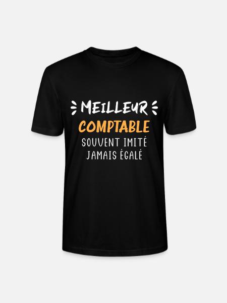 comptable - T-shirt bio CRAFTER Stanley Stella Unisexe - noir