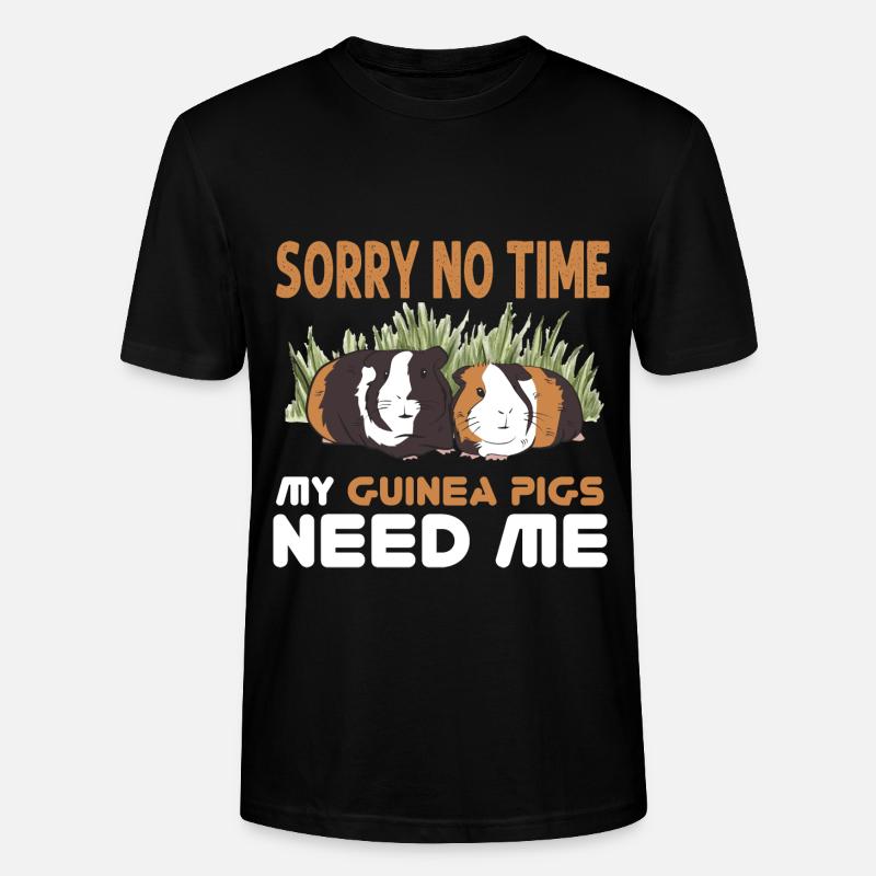 Doux cochon d’Inde - T-shirt bio CRAFTER Stanley Stella Unisexe - noir