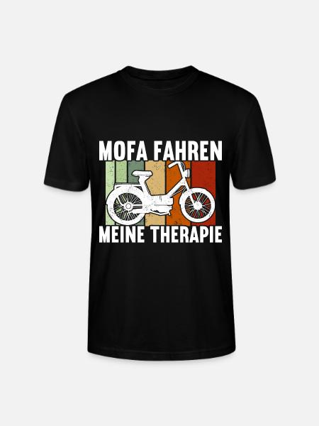 Mofa Moped Rollerfahrer Roller - Stanley/Stella Unisex Bio-T-Shirt CRAFTER - Schwarz