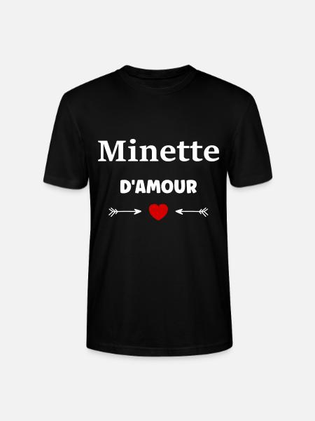 minette - T-shirt bio CRAFTER Stanley Stella Unisexe - noir