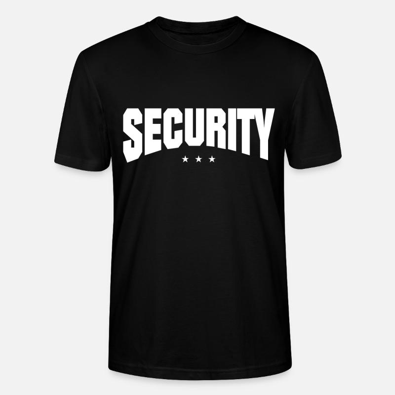 Security Sicherheitsdienst Party - Stanley/Stella Unisex Bio-T-Shirt CRAFTER - Schwarz