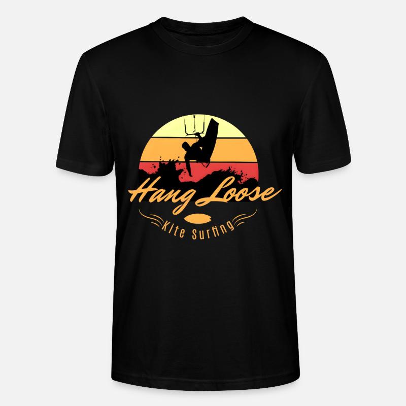 Kitesurfing - Stanley/Stella Unisex Bio-T-Shirt CRAFTER - Schwarz
