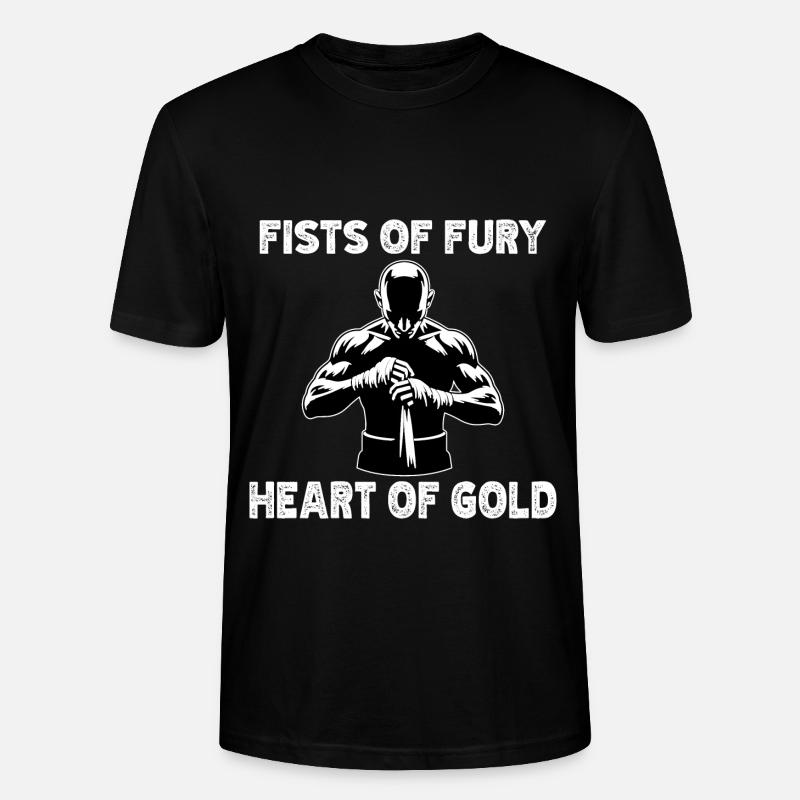 Gants de boxe Boxer Punching - T-shirt bio CRAFTER Stanley Stella Unisexe - noir