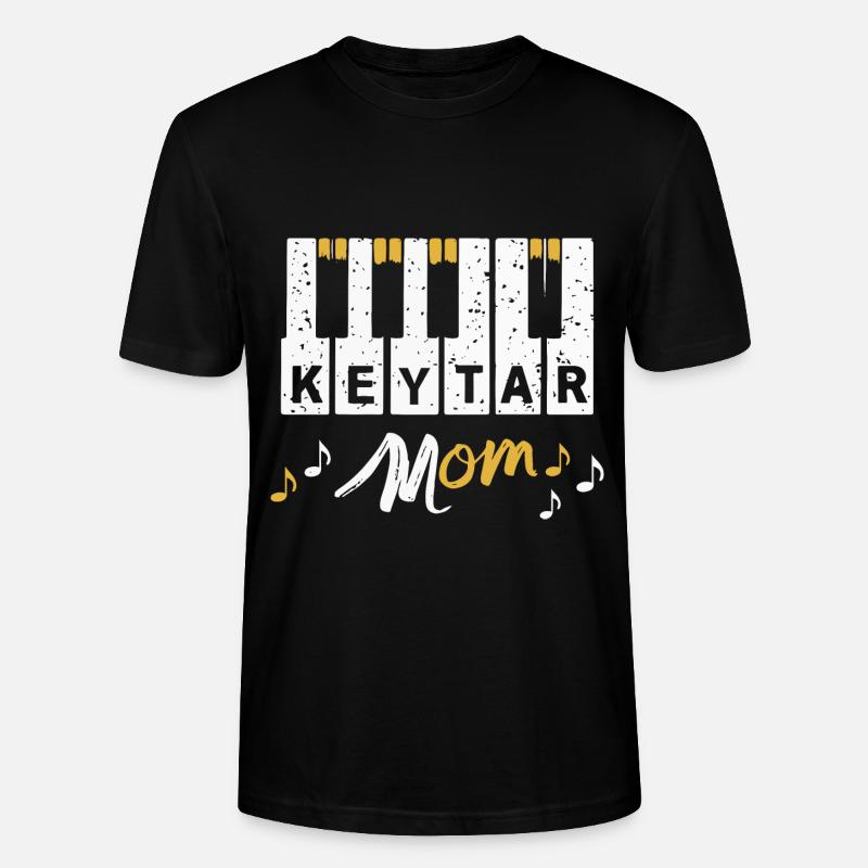Keytar Keyboard Geschenk - Stanley/Stella Unisex Bio-T-Shirt CRAFTER - Schwarz