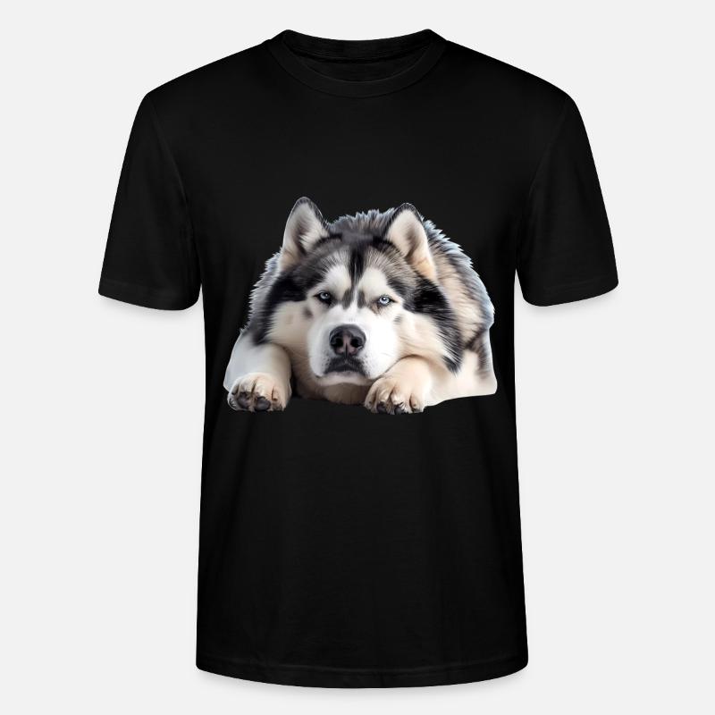 Alaskan Malamute - Stanley/Stella Unisex Bio-T-Shirt CRAFTER - Schwarz
