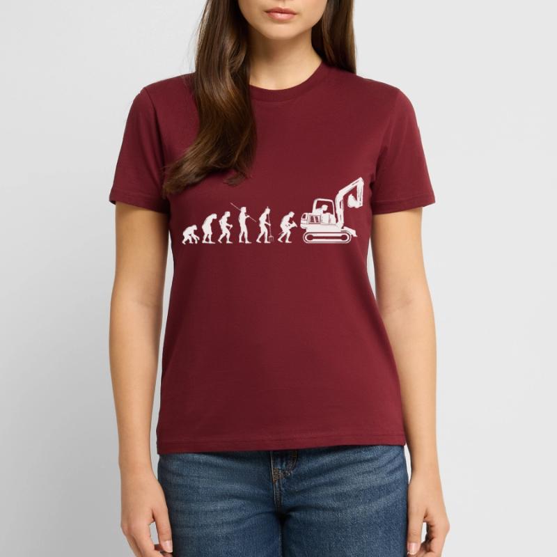 Pelleteuse Evolution Pelles Bagger cadeau T-shirt bio CRAFTER Stanley Stella Unisexe