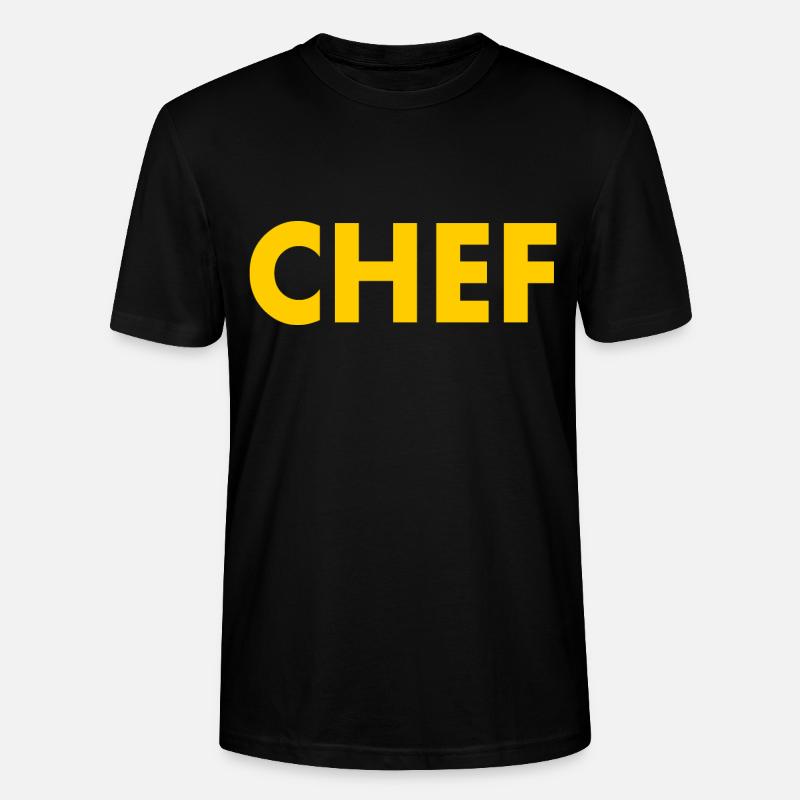 Chef - Stanley/Stella Unisex Bio-T-Shirt CRAFTER - Schwarz