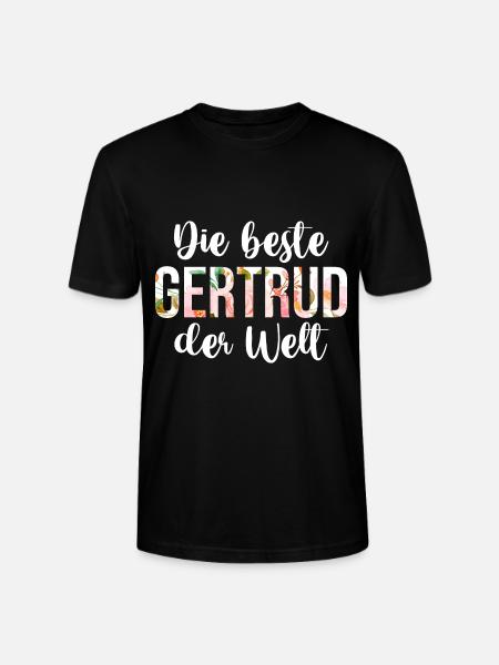 Gertrud - Stanley/Stella Unisex Bio-T-Shirt CRAFTER - Schwarz
