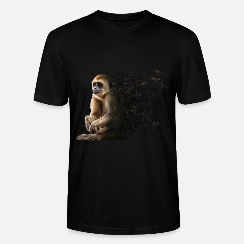 Gibbon - T-shirt bio CRAFTER Stanley Stella Unisexe - noir