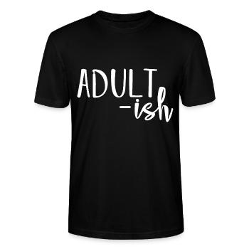 Adulte - T-shirt bio CRAFTER Stanley Stella Unisexe - noir - Devant - Alina (178cm) & Michal (187cm)