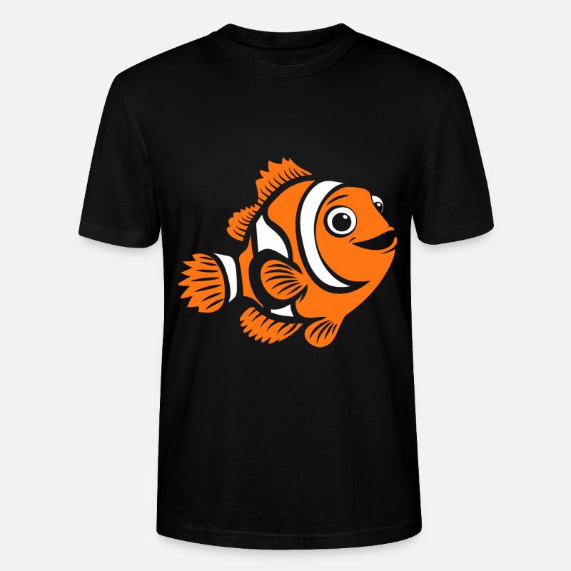 Clownfisch - Stanley/Stella Unisex Bio-T-Shirt CRAFTER - Schwarz
