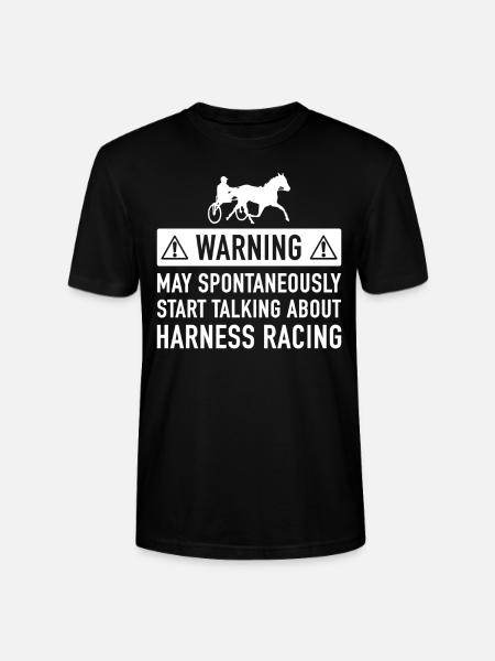 Funny Trotting Gift Idea - Stanley/Stella CRAFTER Unisex Organic T-Shirt - black