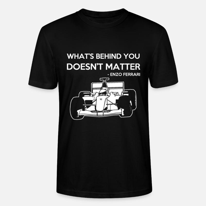 Rennwagen Ferrari Geschenk - Stanley/Stella Unisex Bio-T-Shirt CRAFTER - Schwarz