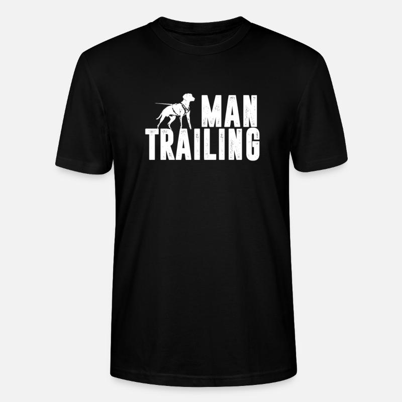 T-Shirt Mantrailing Training - T-shirt bio CRAFTER Stanley Stella Unisexe - noir