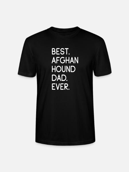 Afghan Hound - Stanley/Stella Unisex Bio-T-Shirt CRAFTER - Schwarz