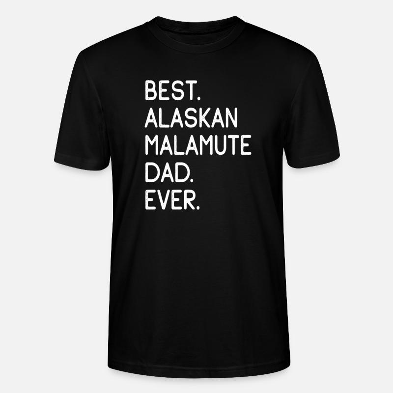 Alaskan Malamute - Stanley/Stella Unisex Bio-T-Shirt CRAFTER - Schwarz