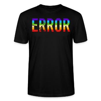 Trial and error - Stanley/Stella CRAFTER Unisex Organic T-Shirt - black - Front - Alina (178cm) & Michal (187cm)