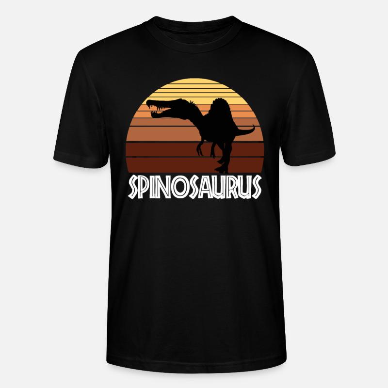 Spinosaurus - Stanley/Stella Unisex Bio-T-Shirt CRAFTER - Schwarz