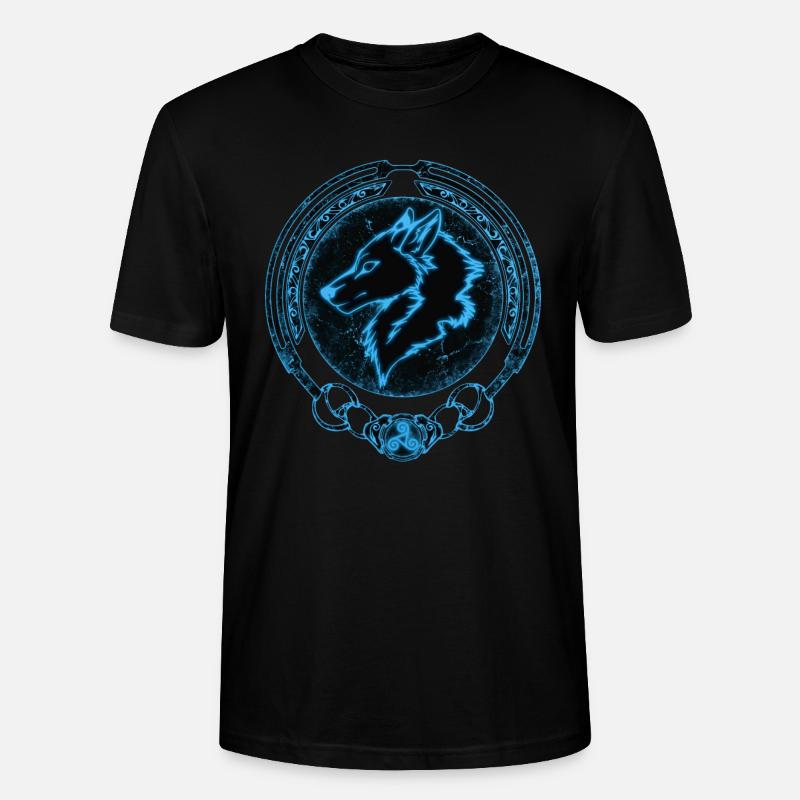 Fenris Wolf - Stanley/Stella Unisex Bio-T-Shirt CRAFTER - Schwarz