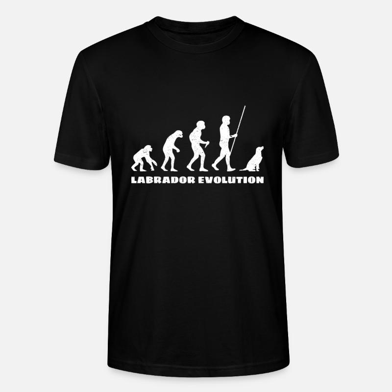 Évolution du Labrador - T-shirt bio CRAFTER Stanley Stella Unisexe - noir