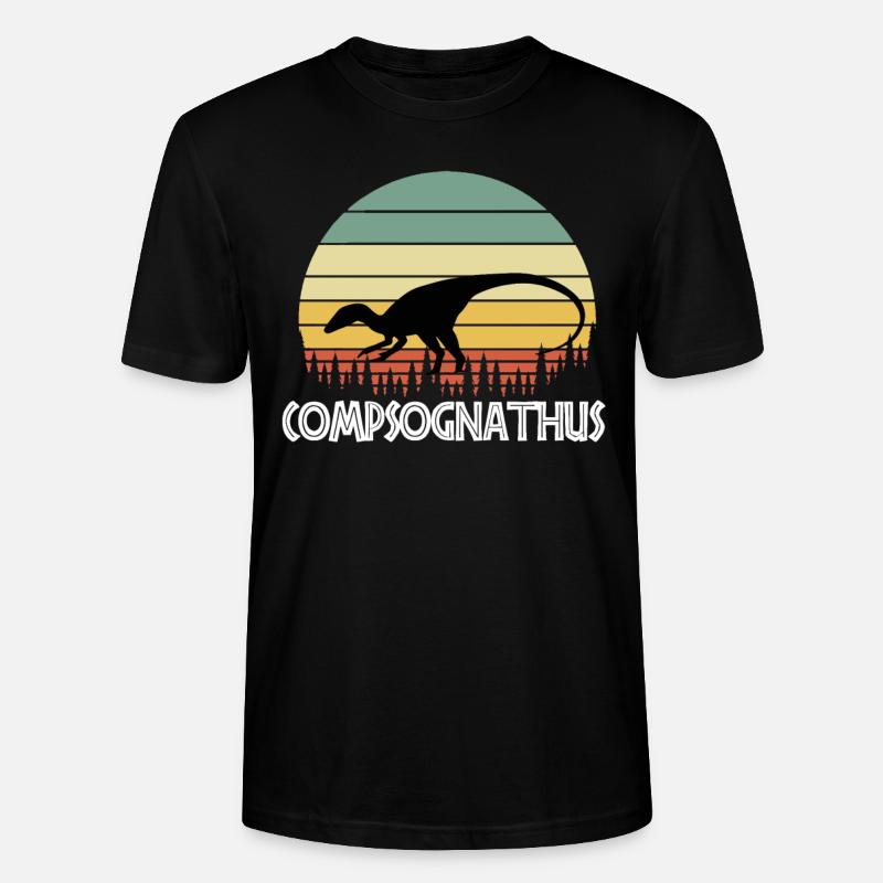 Compsognathus - T-shirt bio CRAFTER Stanley Stella Unisexe - noir