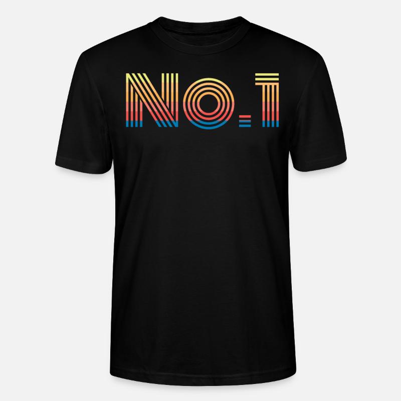Nummer 1 No 1 - Stanley/Stella Unisex Bio-T-Shirt CRAFTER - Schwarz