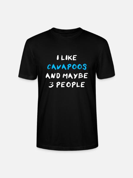 Cavapoo Cavoodle - T-shirt bio CRAFTER Stanley Stella Unisexe - noir