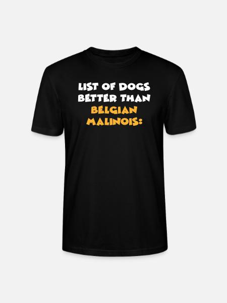 Belgian Malinois - Stanley/Stella CRAFTER Unisex Organic T-Shirt - black