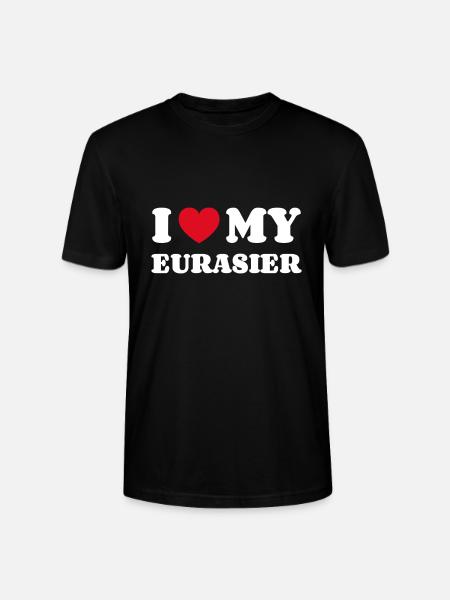J'aime mon eurasier - T-shirt bio CRAFTER Stanley Stella Unisexe - noir