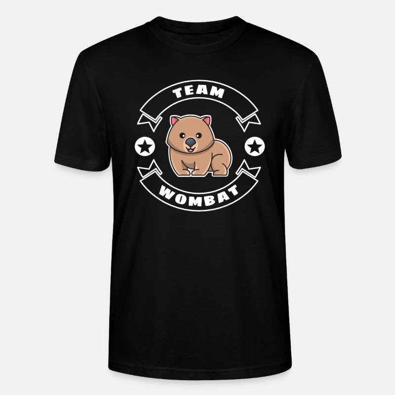 Équipe wombat - T-shirt bio CRAFTER Stanley Stella Unisexe - noir
