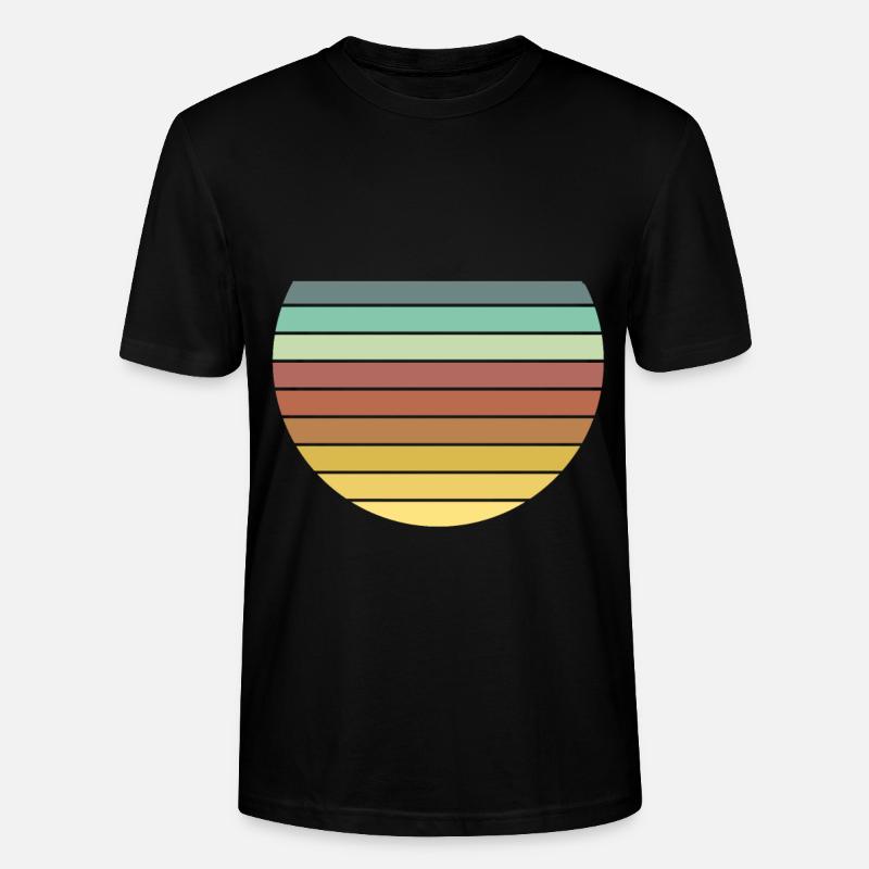 Kreise - Stanley/Stella Unisex Bio-T-Shirt CRAFTER - Schwarz