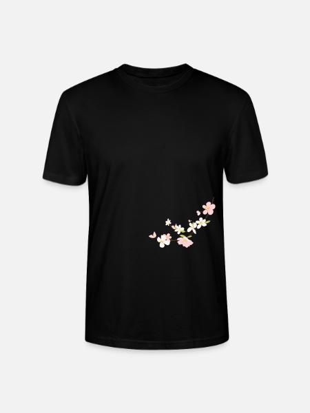 blumen - Stanley/Stella Unisex Bio-T-Shirt CRAFTER - Schwarz
