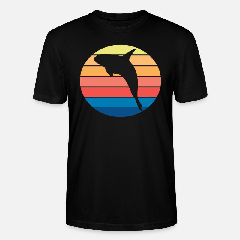 Killerwal Orca - Stanley/Stella Unisex Bio-T-Shirt CRAFTER - Schwarz