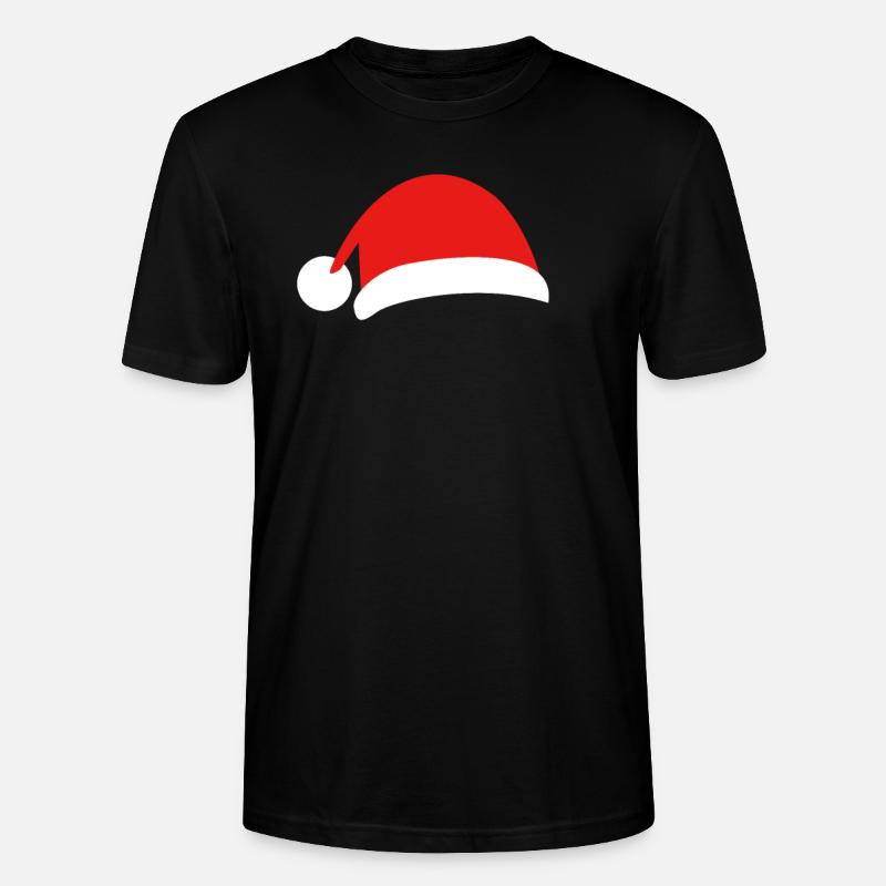 Bonnet de Noel Noël - T-shirt bio CRAFTER Stanley Stella Unisexe - noir