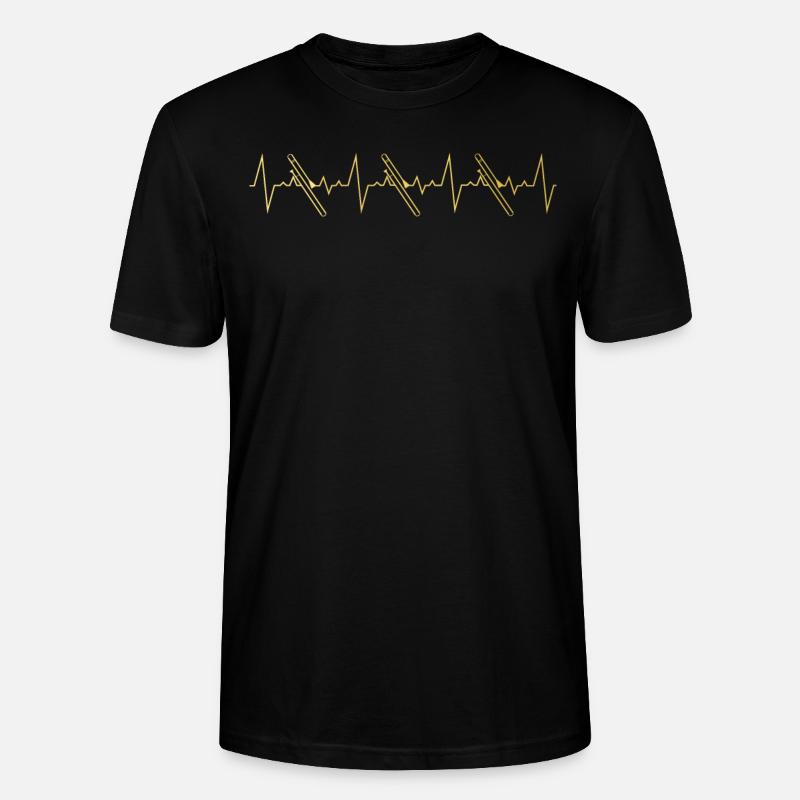 Posaune Geschenk - Stanley/Stella Unisex Bio-T-Shirt CRAFTER - Schwarz