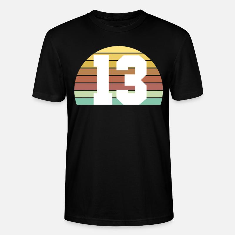 13 - Stanley/Stella Unisex Bio-T-Shirt CRAFTER - Schwarz