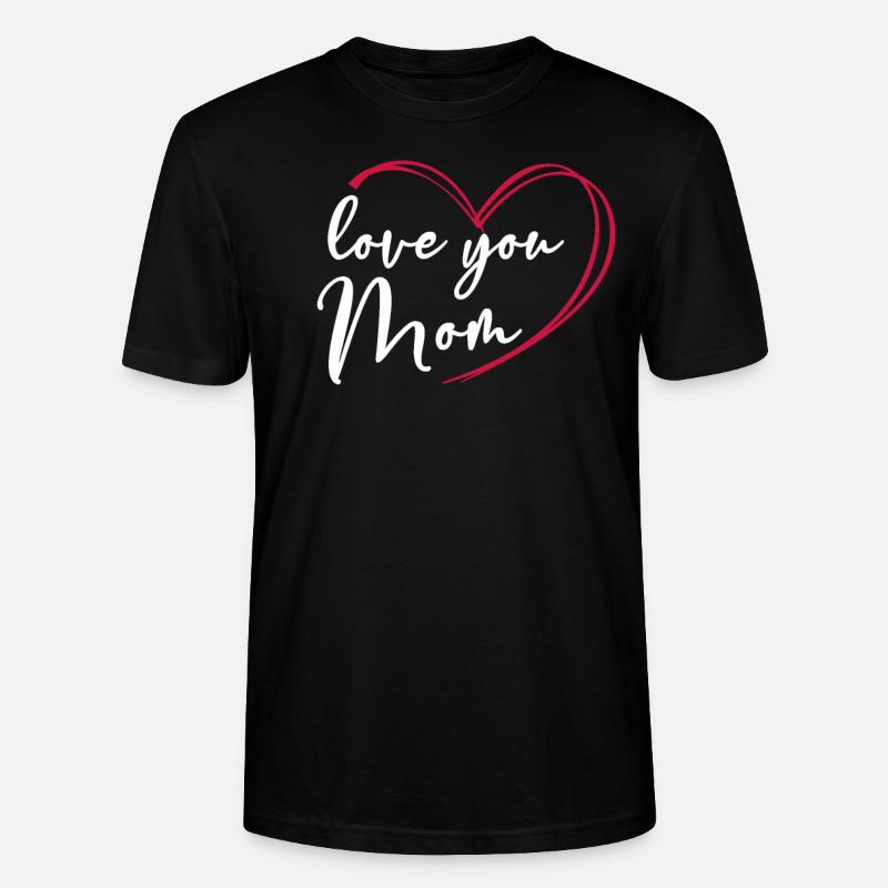 Maman je t'aime - T-shirt bio CRAFTER Stanley Stella Unisexe - noir